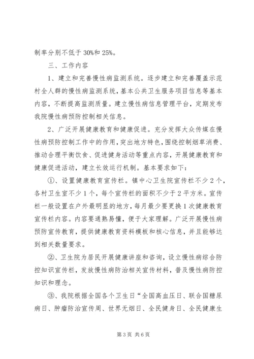 隆兴中心校创建慢性病综合防控示区工作的实施方案 (2).docx