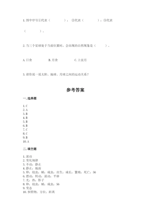 教科版科学三年级下册 期末测试卷附完整答案（历年真题）.docx
