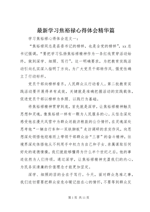 最新学习焦裕禄心得体会精华篇 (3).docx