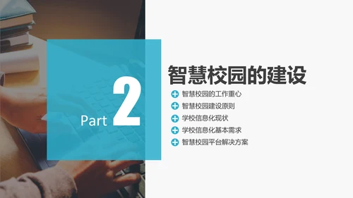 商务智慧校园解决方案PPT模板