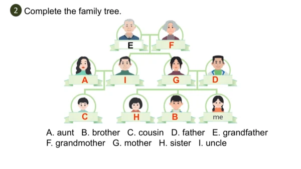 Unit 2   Different families课件（91张PPT)