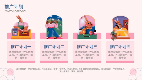 兔先生品牌营销计划方案通用PPT模板