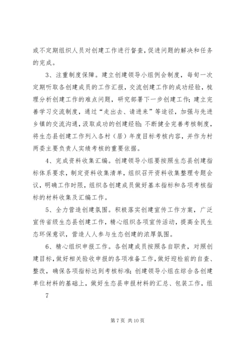 腊口镇创建省级生态县实施方案.docx