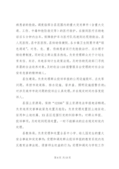 县110社会服务联动工作机制建设实施方案.docx