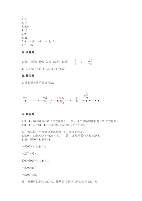 冀教版六年级下册期末真题卷【满分必刷】.docx