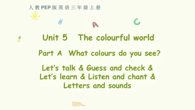 Unit 5   The colourful world课件（72张PPT)