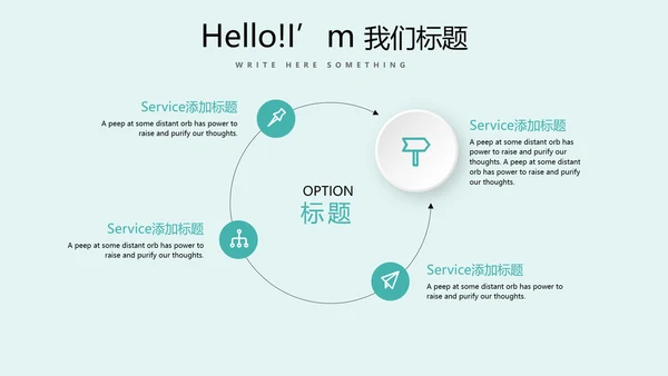 蓝色简约医疗牙科动态PPT