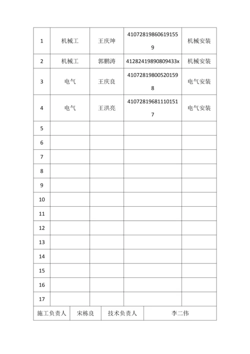 起重机安装施工质量计划.docx