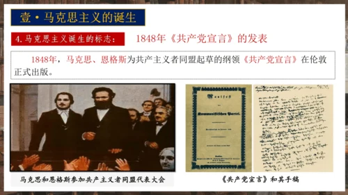 第21课马克思主义的诞生和国际共产主义运动的兴起  课件