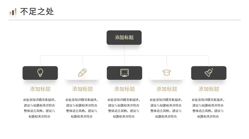 商务黑金风工作总结汇报通用PPT模板