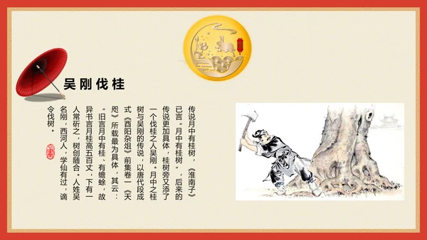 喜庆中国风团团圆圆过中秋PPT课件