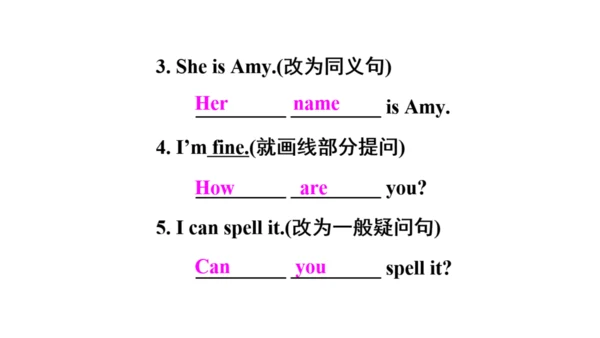 Starter Module1 Unit1 Good morning, Miss Zhou.