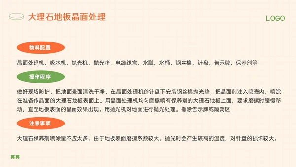 橙绿简约保洁人员培训教材PPT模板宣传PPT动态PPT保洁培训