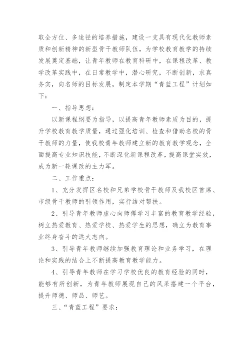 青蓝工程师傅工作计划.docx