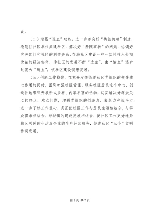 社区党建情况汇报.docx