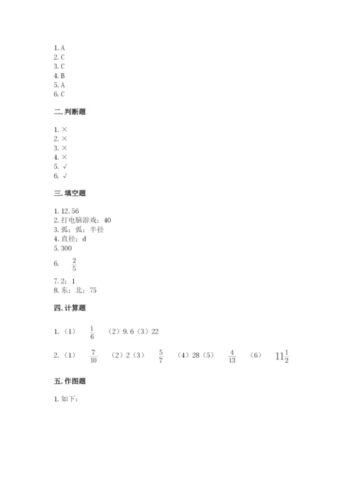 六年级上册数学期末测试卷附完整答案【易错题】.docx