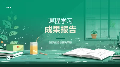 课程学习成果报告PPT模板