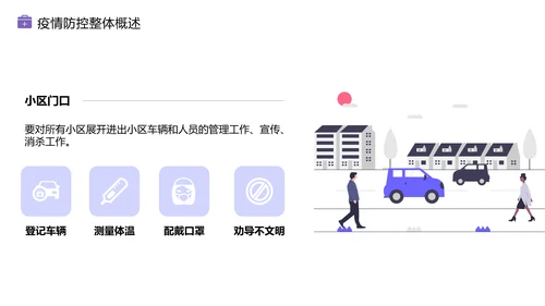 物业新冠病毒疫情防控工作总结PPT模板