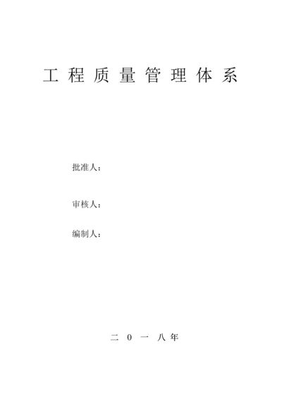 优质建筑企业质量管理全新体系及标准细则.docx