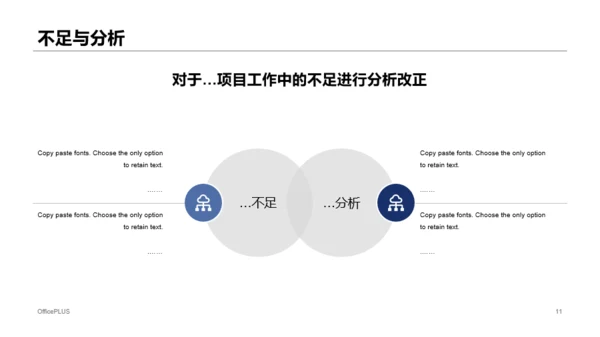 蓝色商务年终工作总结数据分析总结汇报PPT模板