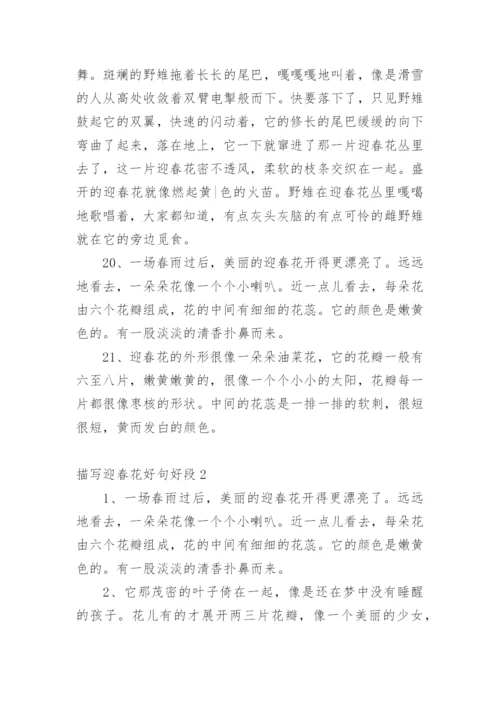 描写迎春花好句好段.docx
