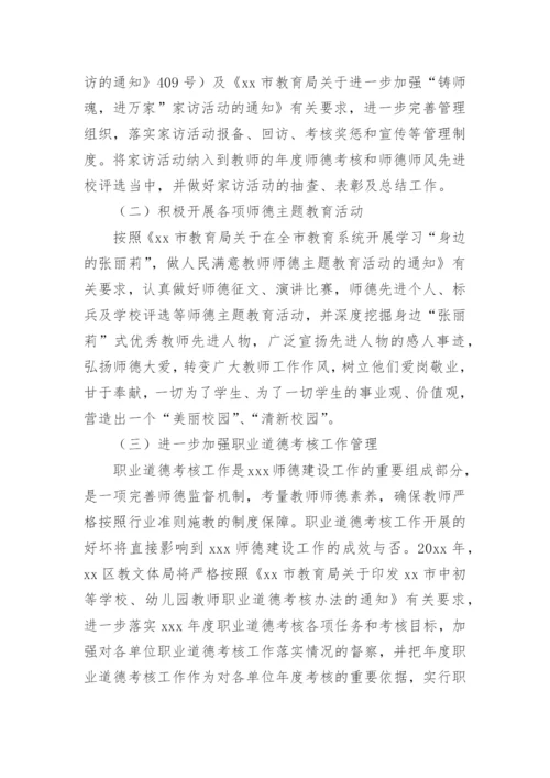 幼儿园师德师风奖惩方案.docx