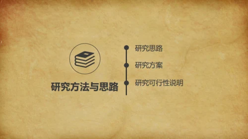 泛黄的牛皮纸背景论文答辩通用PPT免费模板