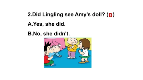 Module7 Unit1 Did you take Amy's doll 同步备课课件（含flas