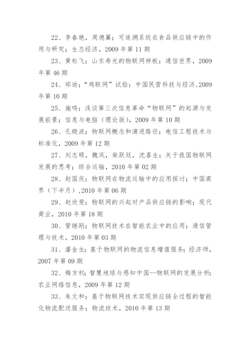 物联网论文参考文献.docx