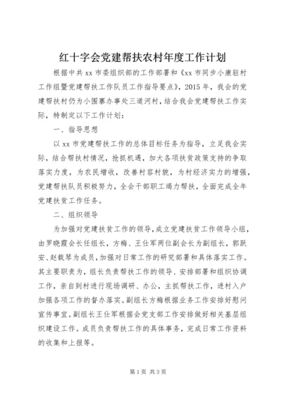 红十字会党建帮扶农村年度工作计划.docx