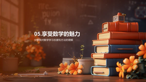 数学学习报告PPT模板