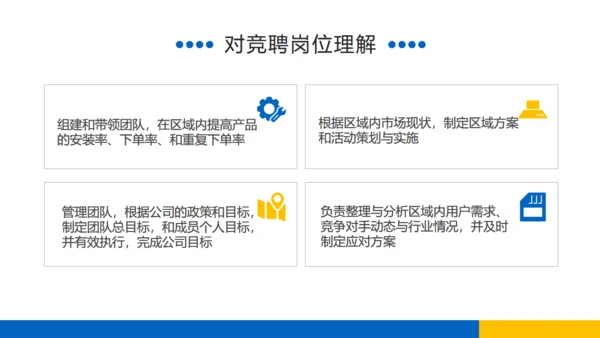岗位竞聘述职报告通用PPT课件模板