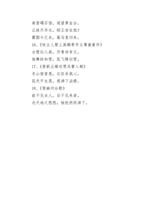 陈子昂的诗.docx