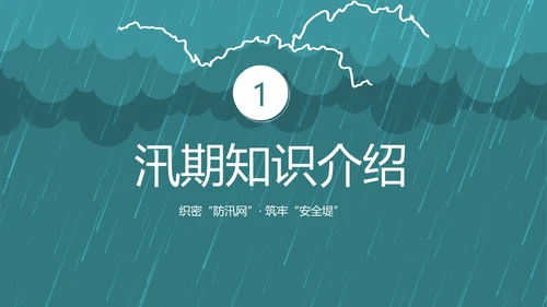 防洪防汛安全教育知识培训PPT课件