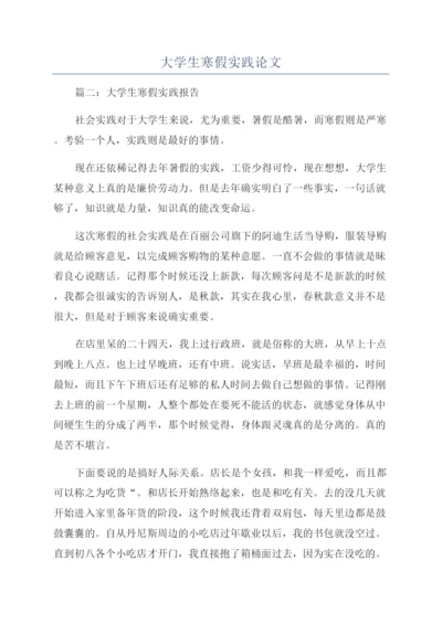 大学生寒假实践论文.docx