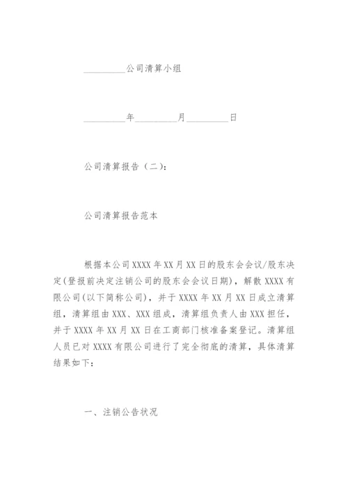 公司清算报告.docx