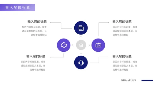 紫色高端创新创业计划书PPT模板