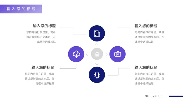 紫色高端创新创业计划书PPT模板