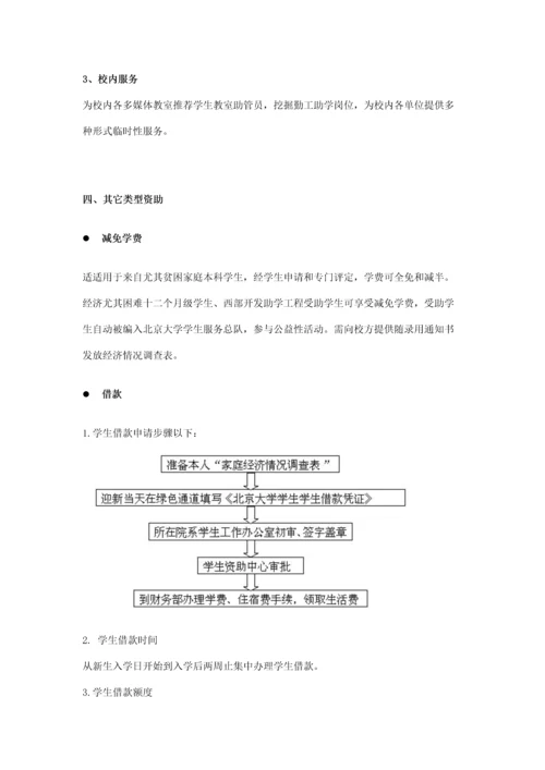 北京大学大学学生经济资助综合体系简介.docx