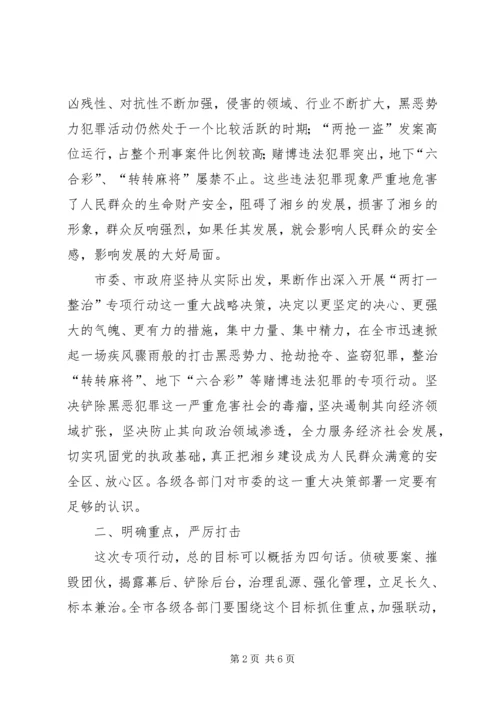 市两打一整治专项行动领导讲话稿 (4).docx