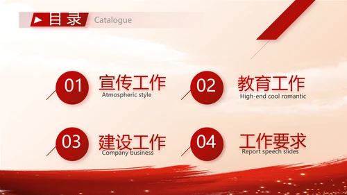 大气党风廉政建设年终工作总结PPT