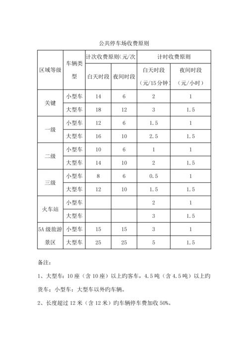 南京市停车收费管理规定.docx