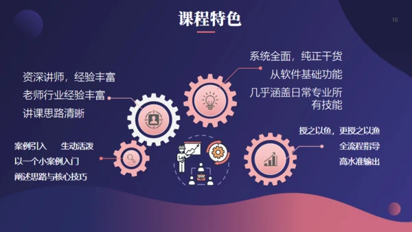 培训班招生简介通用PPT模板