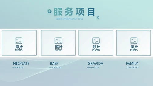 蓝色医疗生物科技公司简介宣传PPT