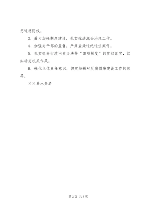 水务局党风建设专题调研报告.docx