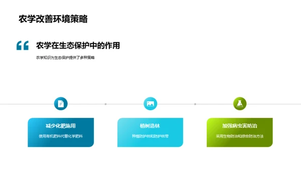 农学视角下的生态保护