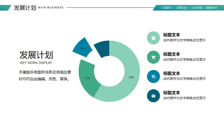健康饮用水项目计划书通用PPT模板