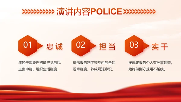 红色大气公安警察禁毒宣传动态PPT