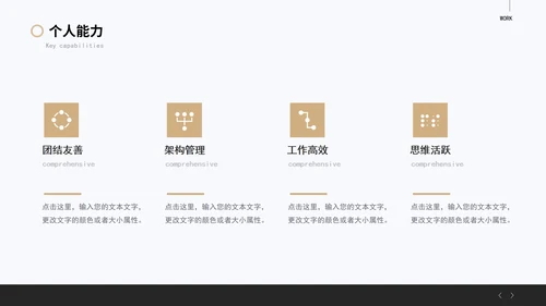 黑金岗位竞选PPT模板