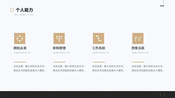 黑金岗位竞选PPT模板